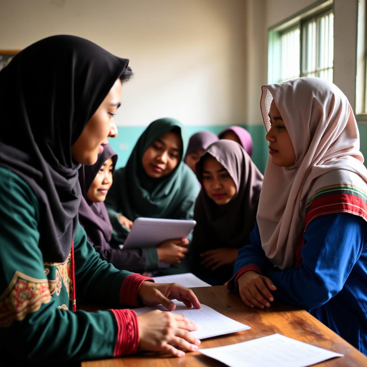 Mahasiswa KKN UAD mendampingi santri Pesantren Mu'allimin